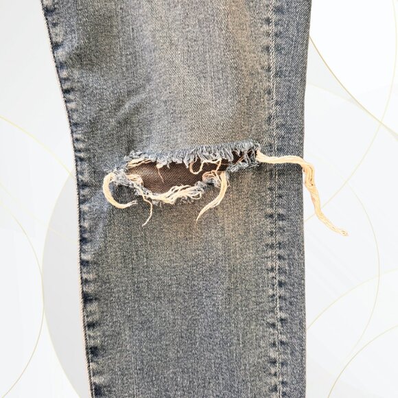 Mother Denim Looker Ankle Fray Love Gun Jeans - Picture 4 of 14